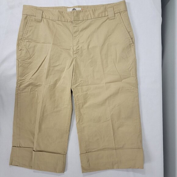 Lot of 2 Weatherproof Garment Company Women's Pants Brown Khaki Size 12 CAPRI - Picture 3 of 11